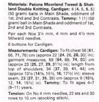 Childs Fair Isle Yoke Cardigan Knitting Pattern – DK Wool (Digital Download)