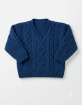 Baby Child Cable Sweater & Slipover DK Knitting Pattern 16–28in