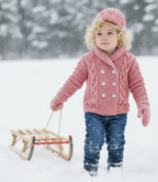 Baby Cable Knit Cardigan, Hat & Hooded Jacket Pattern (PDF Download) Premature -22"