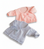 Baby Raglan Cardigans & Sweaters, cable moss stitch pattern Boys Girls- Easy Knitting - DK ( 8 ply ) 16 - 24" PDF Download Knitting pattern