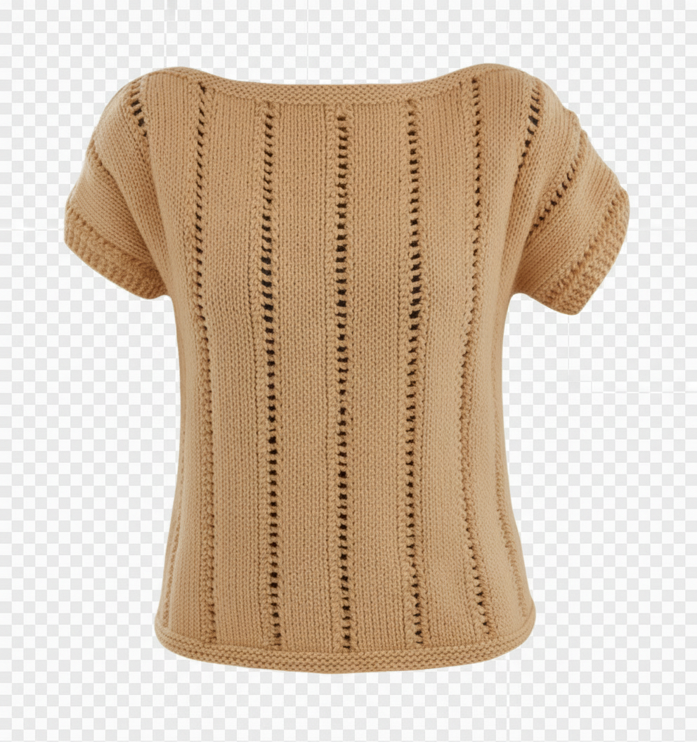 Womens Sweater Vest slash Neck Top Cap Sleeve Jumper Slipover 32"-46" Aran 10 ply Worsted Wool Knitting Pattern PDF download