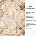 Baby Girl Boy Lacy Cardigans & sweater -Button shoulders 3  styles 16- 22" DK 8Ply  Light worsted wool Knitting Pattern pdf