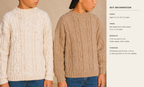 Boys Aran Sweater Cable Jumper Crew Neck 4-12 years Aran worsted 10ply -  knitting pattern pdf