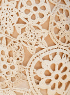 Ladies Crochet Pattern Floral Lace Dress & Summer Top 4 Ply PDF 34" Bust