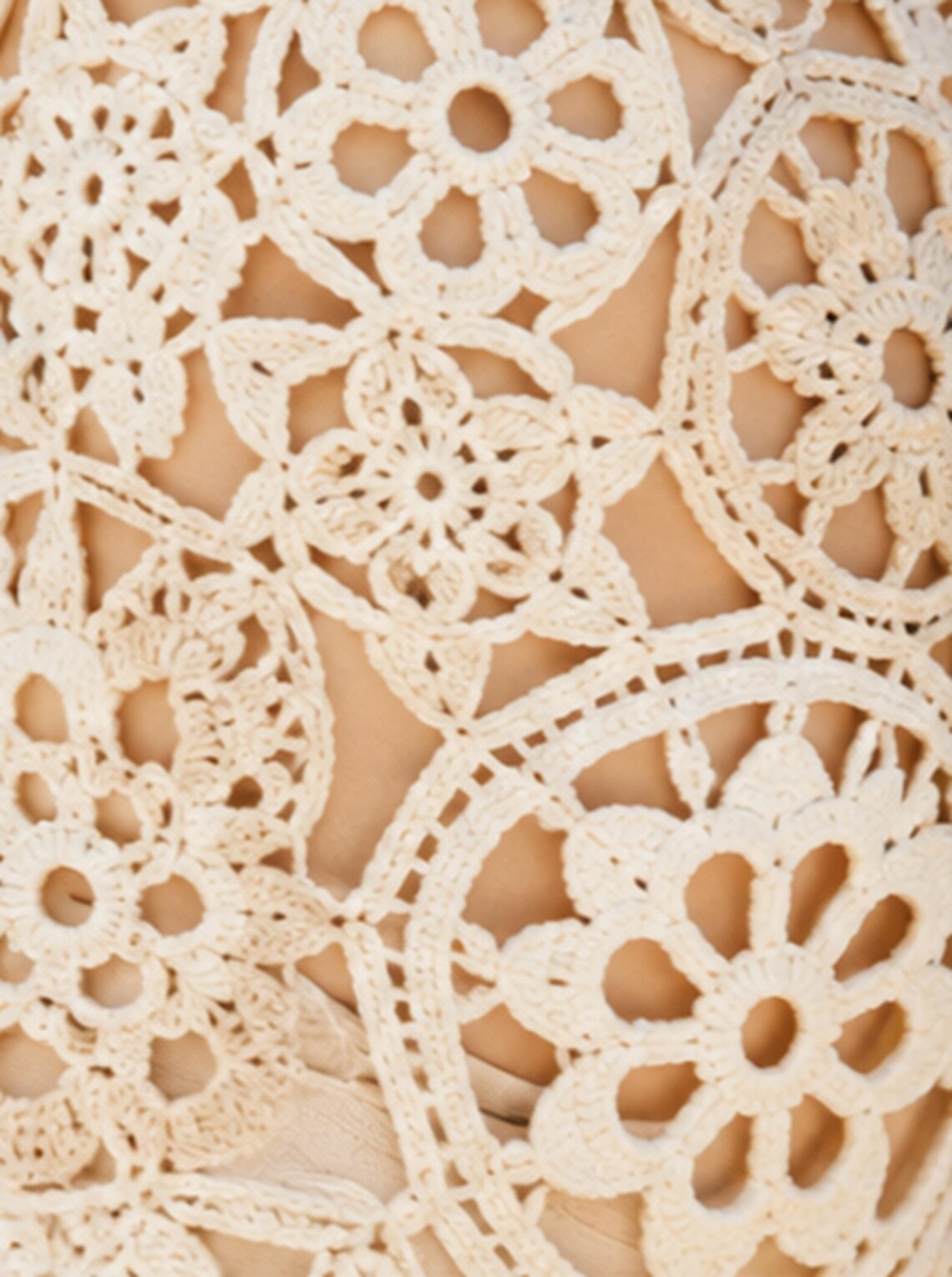 Ladies Crochet Pattern Floral Lace Dress & Summer Top 4 Ply PDF 34" Bust