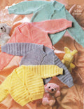 Baby Easy Patterned or Plain Cardigans- - DK ( 8 ply ) 16 - 26"