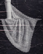 Fine Vintage Baby Shawl - Blanket Knitting Pattern-2ply Fingering yarn PDF Instant download PDF