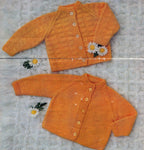 Child's Knit Cardigan Pattern: Easy Beginner DK 20-22" Chest (Instant Download)