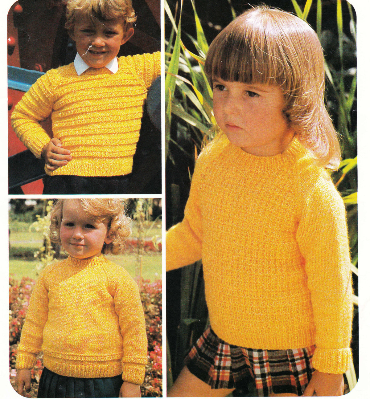 Baby Toddler Knit Sweater Pattern: DK 8ply (20-26" chest) (Instant Download)