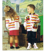 Knitting Pattern- Boys -Girls " Thomas Tank Engine - Cardigans- DK -8 ply- fits 20 - 28" chest- Download PDF