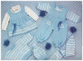 Baby Sweater Pinafore Dungarees Hat & Scarf Stripe 16" - 22" DK 8 Ply Light Worsted Knitting Pattern PDF download