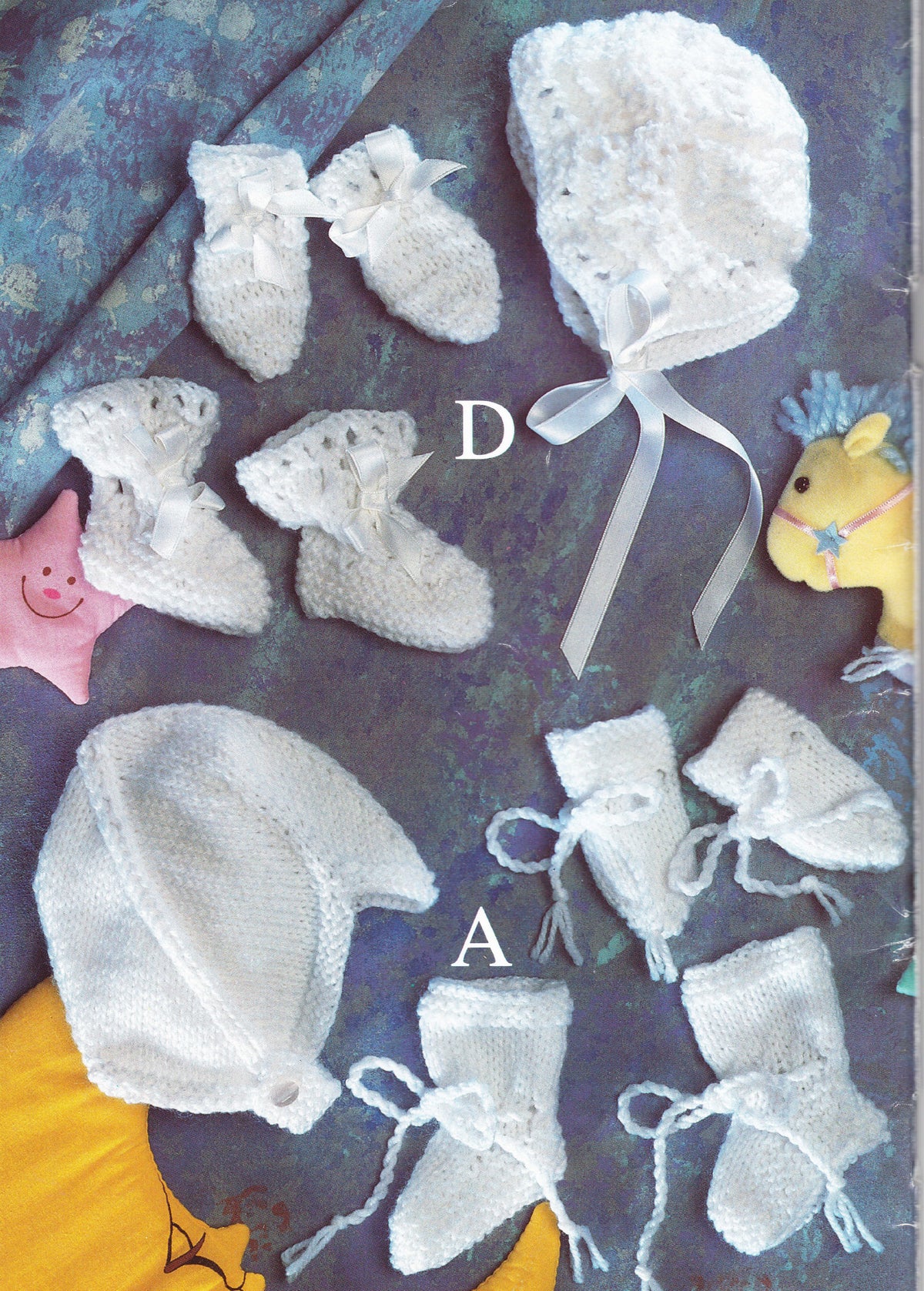 Baby Hats- Bootees Mitts- selection Small - large sizes, DK- 8 ply wool- Boys girls Premature- Knitting pattern Download PDF