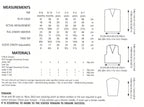Boys Girls Easy V neck Sweater & Tank Top Slipover Knitting Pattern Chunky Bulky wool 12ply Birth- 7 yrs (16" - 26") pdf Instant Download