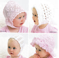 Crochet Baby Girl ~ Hats- Bonnets ~4 styles to choose Birth up to 2 years  ~- 4ply  Fingering wool Crochet pattern Download PDF