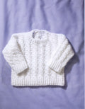 Baby Boy Girl Long sleeved Crochet Jumper pattern in DK 8 ply Light worsted wool 16 ~ 24" ( 0-24 mths) Crochet pattern download PDF