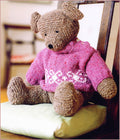 Easy Beginner Garter Stitch Toy Teddy Bear  & Sweater 14"18 to 22 inches