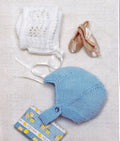 Baby Girl Boy Helmet & Bonnet  to Knit ~ DK  8 ply Light Worsted Knitting Pattern PDF Instant download see image for sizes and wool