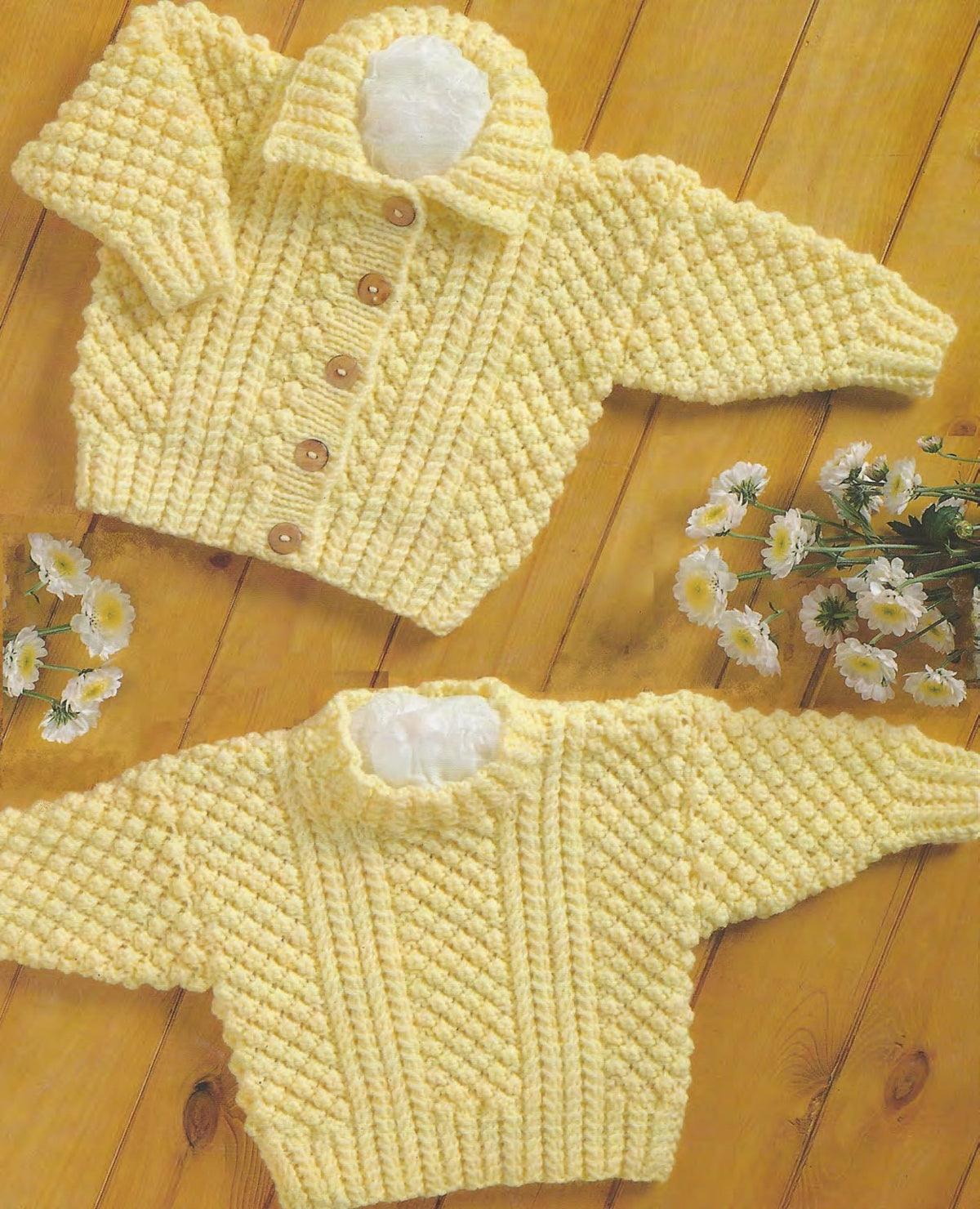 Child's Blackberry Stitch & Cable Cardigan with Sweater Boy- Girl- Knitting Pattern -Aran 10 ply (Worsted ) Instant Download-16-24" chest