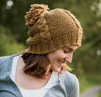 Woman's Big Chunky Easy Knit  Winter Hat-Chunky Bulky 12 Ply wool- knits up quick- Knitting pattern Download PDF