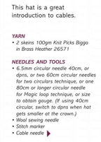 Woman's Big Chunky Easy Knit  Winter Hat-Chunky Bulky 12 Ply wool- knits up quick- Knitting pattern Download PDF