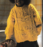 Wheatsheaf Cable Sweater Boy- Girl- Knitting Pattern -DK / 8Ply Light worsted wool needed- Knitting pattern PDF Download- 3-6 YEARS