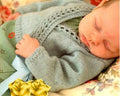Baby Wrapover Cardigan Jacket Ballet Top Kimono ~ 0 - 6 years - 4Ply PDF Instant download Knitting Pattern