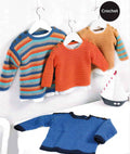 Baby Crochet Round Neck Sweaters-Jumpers, button neck fastening- 16"-22" ( Birth-3 years) DK 8ply Crochet Pattern- Download PDF- Boy Girl