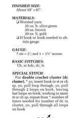 Crochet Sunflowers Afghan, Throw, Field of Sunflowers Crochet Pattern Aran 10 ply Download PDF