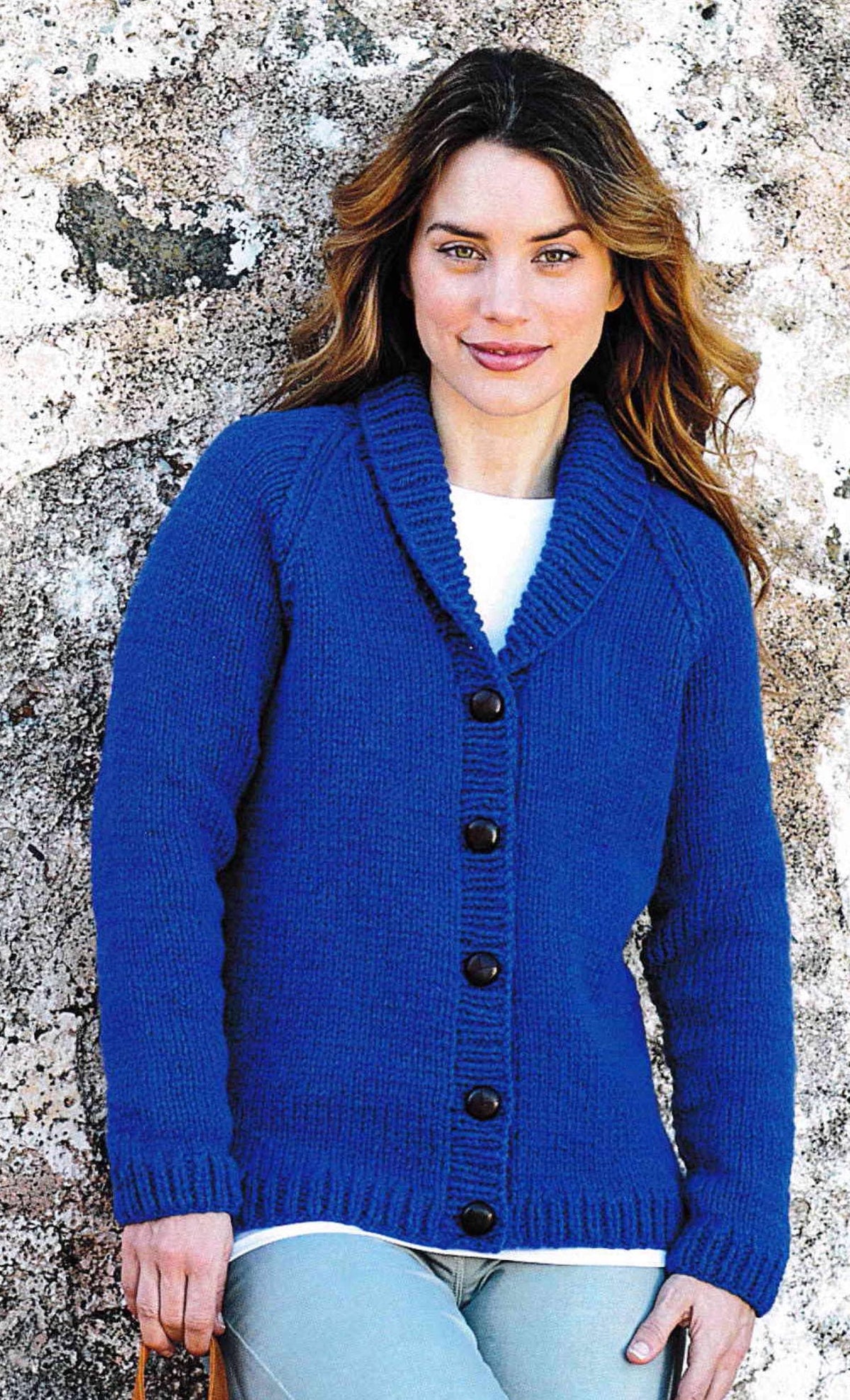 Woman's Easy Beginners Cardigans- V neck- shawl collar Chunky-12 Ply Bulky Cardigans~ fits 32 - 54" chest- Download Knitting Pattern
