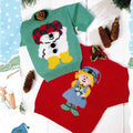 Christmas Jumpers 2 styles - Doll & Snowman tam Knitting Pattern -DK 8ply (Light Worsted weight) Download PDF -20 -38-  Childs- Adults sizes