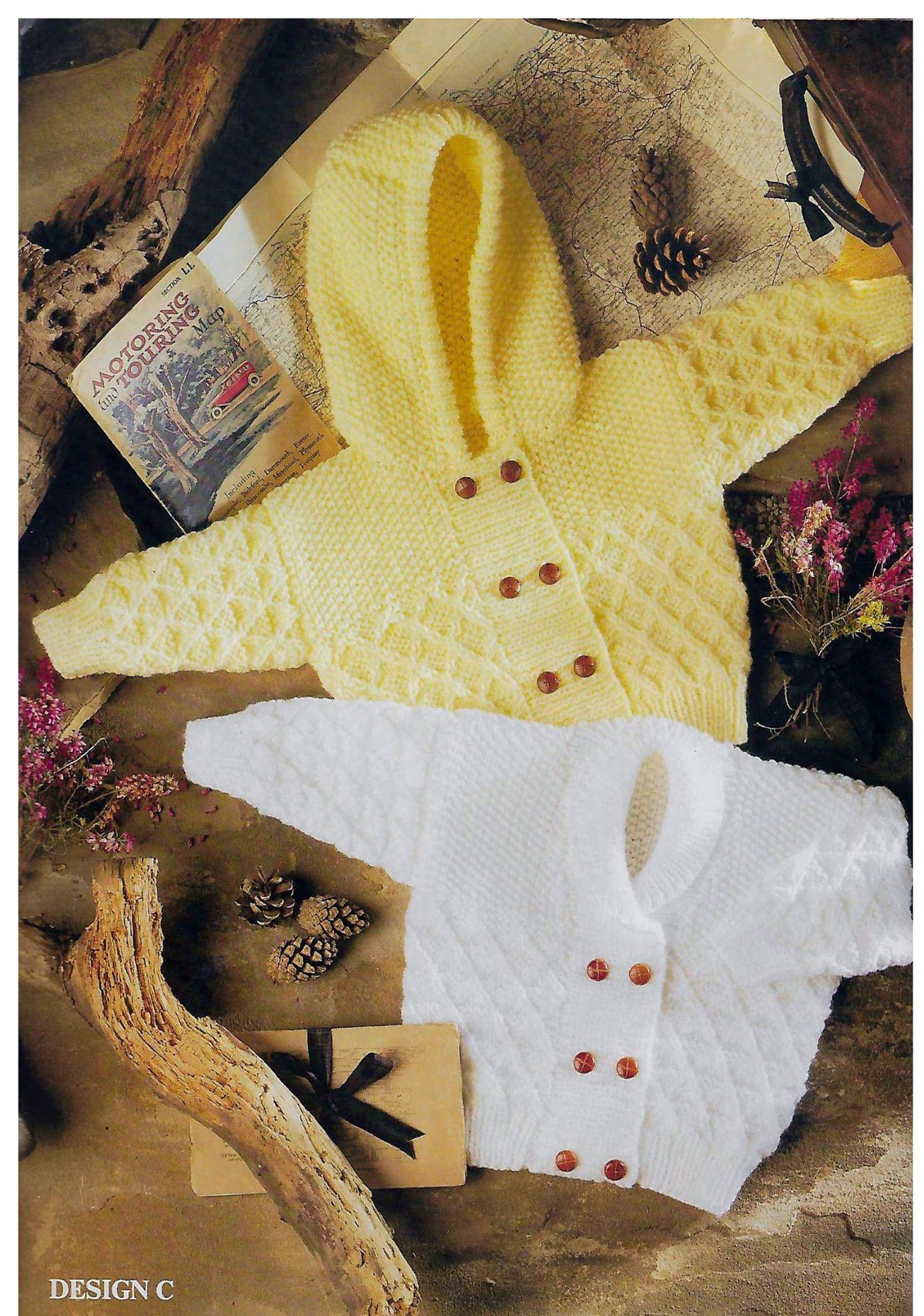 Child's Easy diamond shawl neck Cardigan-& Hooded Jacket Boy- Girl- Knitting Pattern -Aran(Worsted weight) Instant Download-18-26" chest