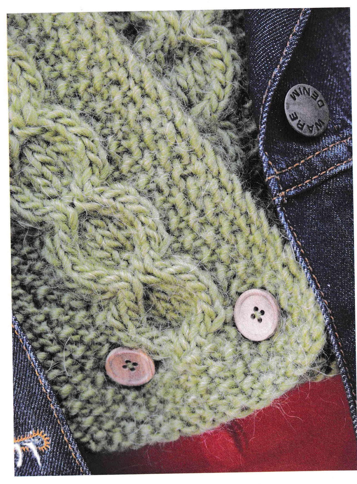 Easy Beginner Woman's Cross Over button close Neck warmer  -Chunky- Bulky 12 ply Knitting Pattern PDF Instant download