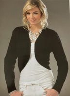Womens Easy Knit Bolero Long & Short Sleeve 32" - 42" ~ DK 8 Ply Light Worsted Knitting Pattern PDF Instant download