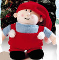Christmas Elf Knitted Toy with Removable Clothes & Hat Height 46cm 18" In Dk 8ply Light worsted- Knitting pattern download PDF- Festive knit