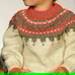 Children's Nordic Style Fair Isle Sweater & Matching bobble hat Knitting Pattern Chunky- bulky (12 Ply), Chest 22"- 32" Instant Download PDF