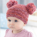 Easy Knit Hats - Garter Stitch - Helmet - Pull on Pointed - Hat Flower ~ 0 - 7yrs DK 8 Ply Light Worsted Knitting Pattern PDF download