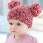 Easy Knit Hats - Garter Stitch - Helmet - Pull on Pointed - Hat Flower ~ 0 - 7yrs DK 8 Ply Light Worsted Knitting Pattern PDF download
