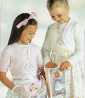 Easy Girls Bolero Cardigans, Plain knitting 22-32" ( 1 - 12 yrs)  Long & short sleeved DK 8 Ply Light worsted  Download knitting pattern PDF