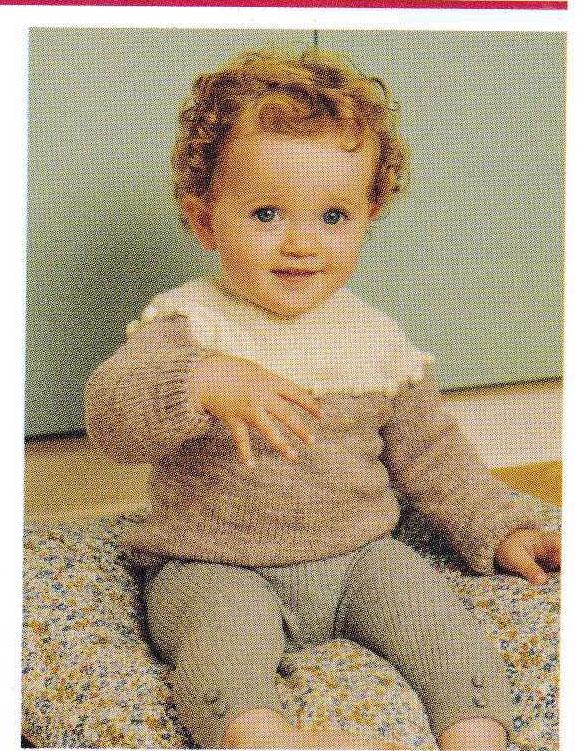 Girl's -Boys Jacquard Fair Isle-Sweater- Jumper plus Bobble sweater  Knitting Pattern - Aran- Worsted 10 ply-80-110 & 74-116 Cm