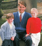 Mans  Children's Aran Cardigans - 2 Styles plus Mans waistcoat Chest 24" to 44"   DK (8Ply) Light Worsted wool Knitting pattern Download PDF