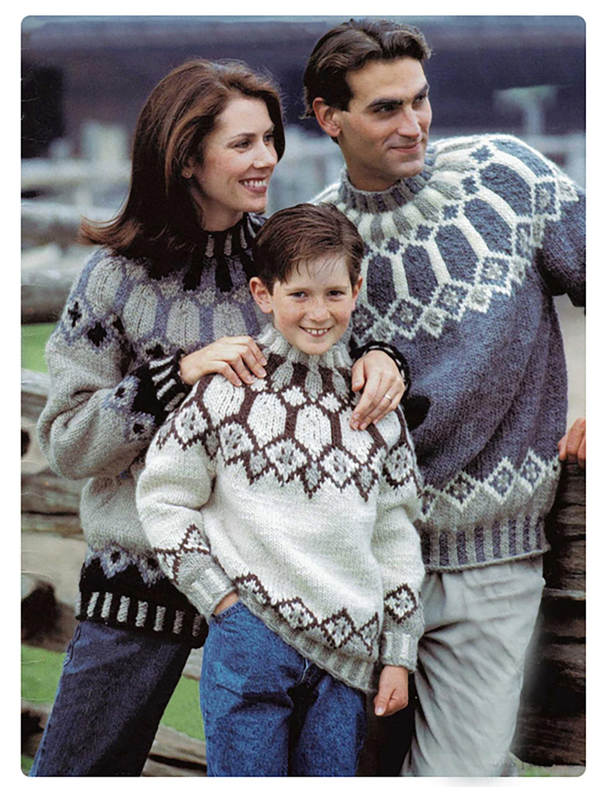 Fair Isle Chunky Sweater Knitting Pattern, Nordic Design (PDF Download)