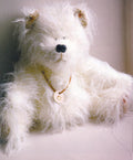 Vintage Shaggy Bear Toy - Knitting Pattern- Long Haired  DK (8Ply) Download PDF 7.5"" or 19cm Sitting- English - Subs yarn required