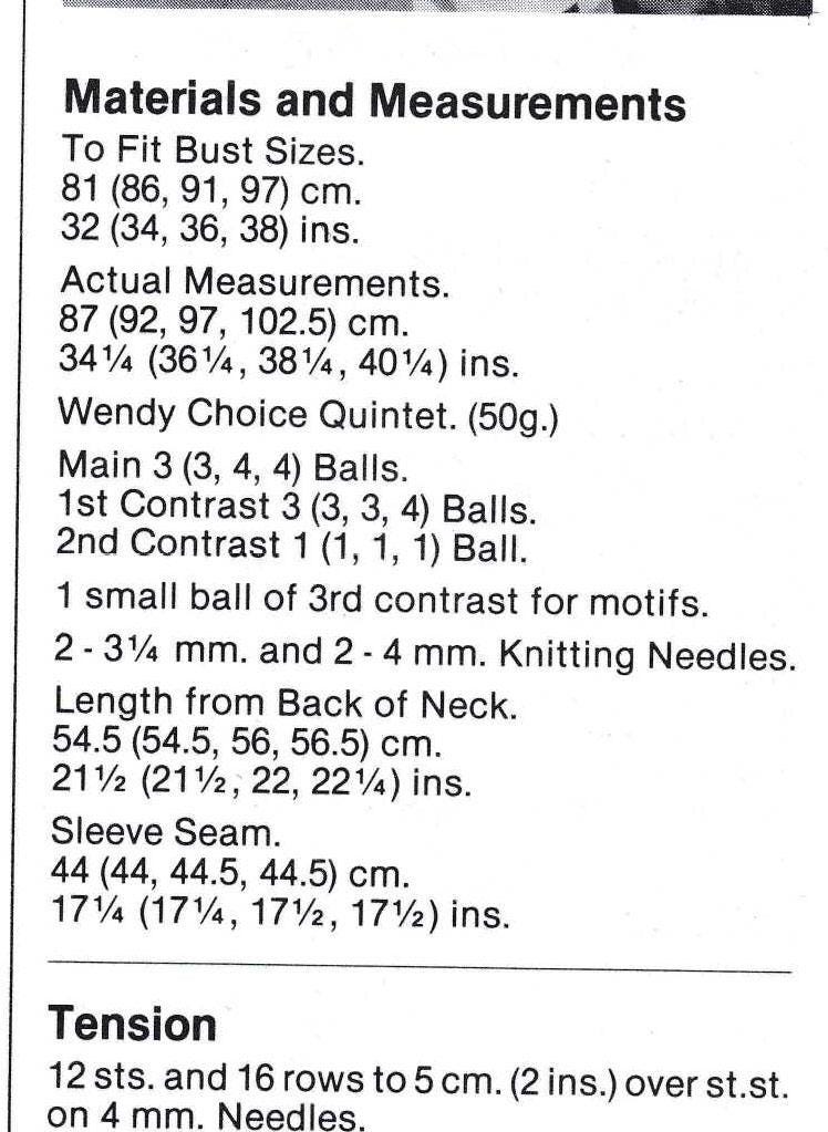Women's Round Neck stripe Sweater Jumper with duck Motifs 32"-38"DK (8Ply)light worsted Yarn Knitting Pattern PDF download Vintage Knit