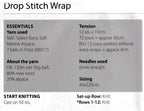 Woman's Chunky Knit Rib Hat & Cowl + Drop stitch Scarf- Womens ~ Chunky- Bulky 12 ply + Dk 8 ply Knitting Pattern PDF download Easy Knit