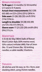 Baby Girl-Toddler Heart Tunic dress Long sleeved  in 4 Ply Fingering  Yarn Fits from 22-26"(6m - 4 yrs) - Knitting pattern  Download PDF