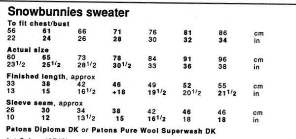 Childrens DK Snow bunnies- Christmas- Festive sweater- Boy Girl Toddler Knit  DK/8 ply- chest 22-34 Ins- download Knitting Pattern PDF