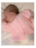 Baby Matinee Coat Crochet Pattern DK 18–20 inch Chest PDF