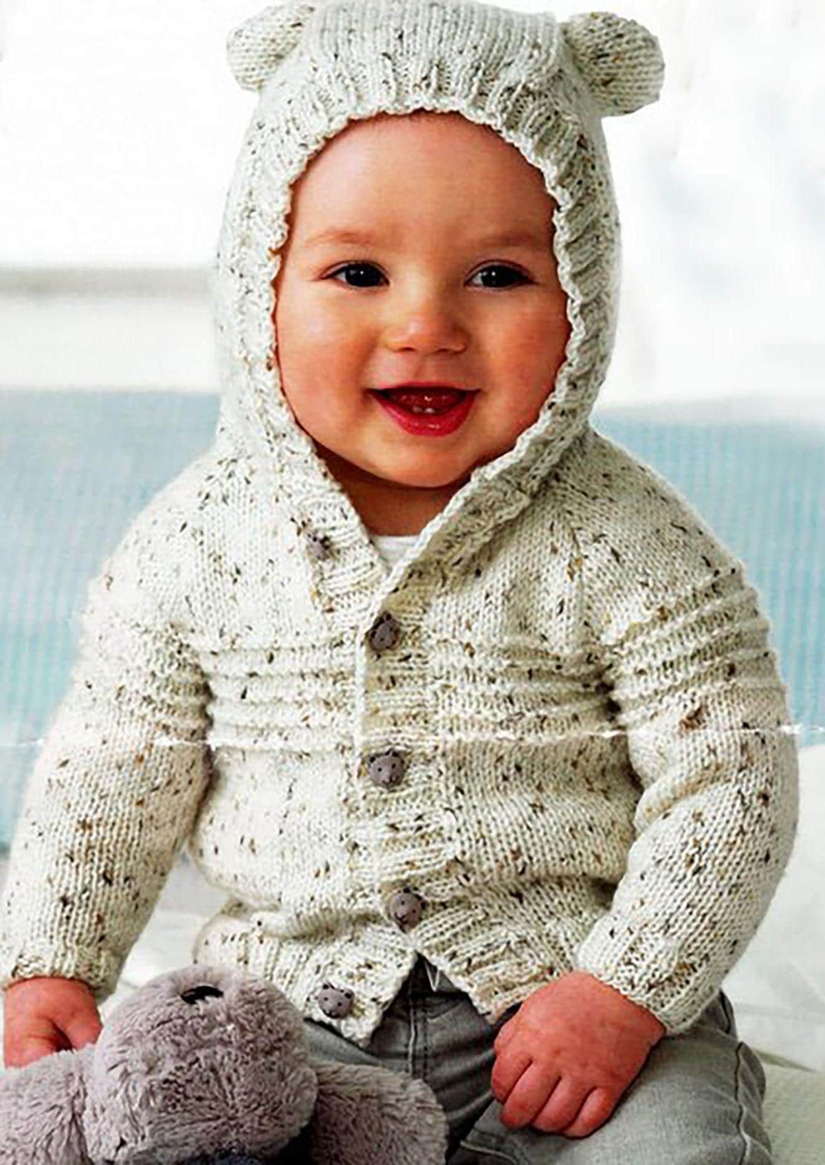 Child's Cardigan & Hooded Jacket Knitting Pattern: DK 8ply (Digital Download)