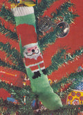 Christmas Stocking- Vintage Pattern In Dk 8ply Light worsted- Knitting pattern download PDF- Festive knit 18.5" (47 cm)