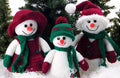 Crochet Christmas Snowman Family- Seasonal-Novelty- Crochet Pattern-Medium worsted yarn needed- Download PDF -English only